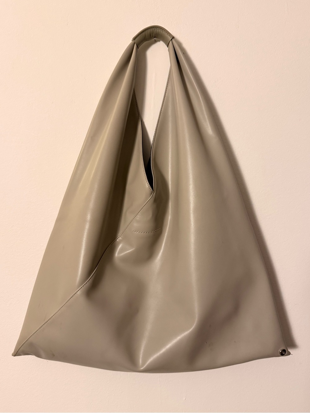 MM6 Maison Margiela Gray Triangle Tote - Picture 7 of 15